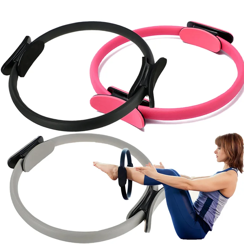 Pilates Yoga Resistance Ring - Pilates Ring, Home Resistance Trainer, Slim