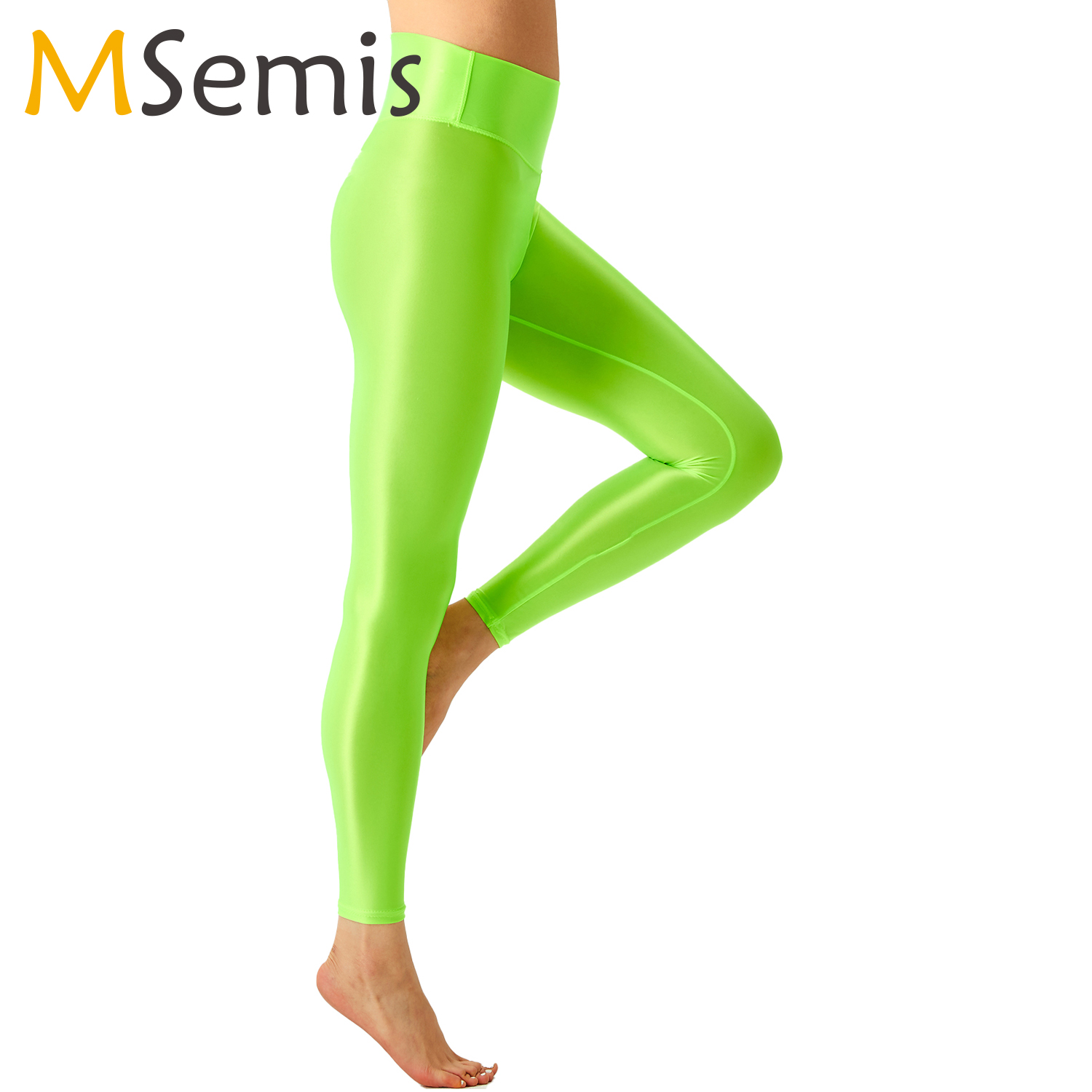 Women Glossy Ballet Leggings E - đánh giá và giá Pilates Yoga Legging
