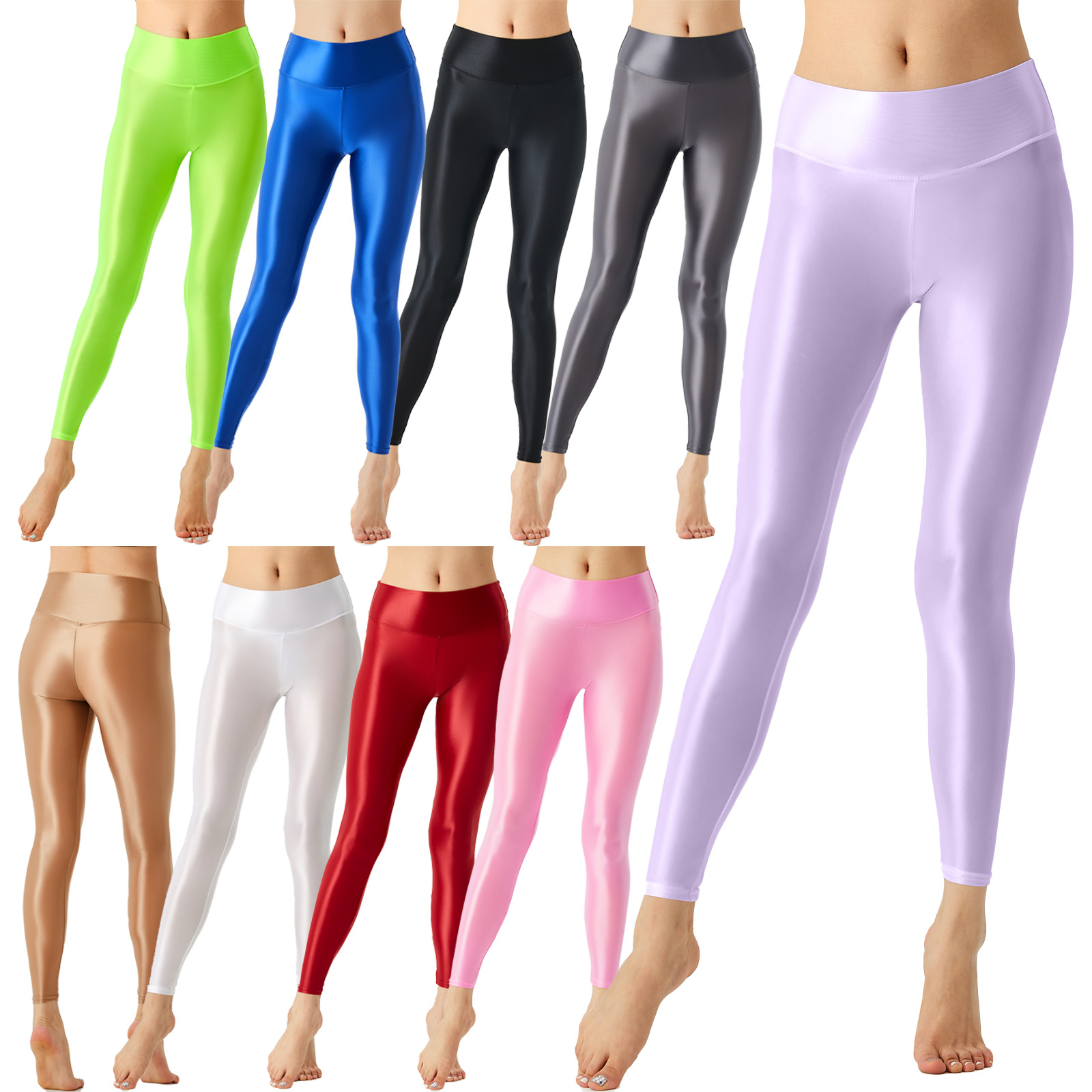 Women Glossy Ballet Leggings E - đánh giá và giá Pilates Yoga Legging