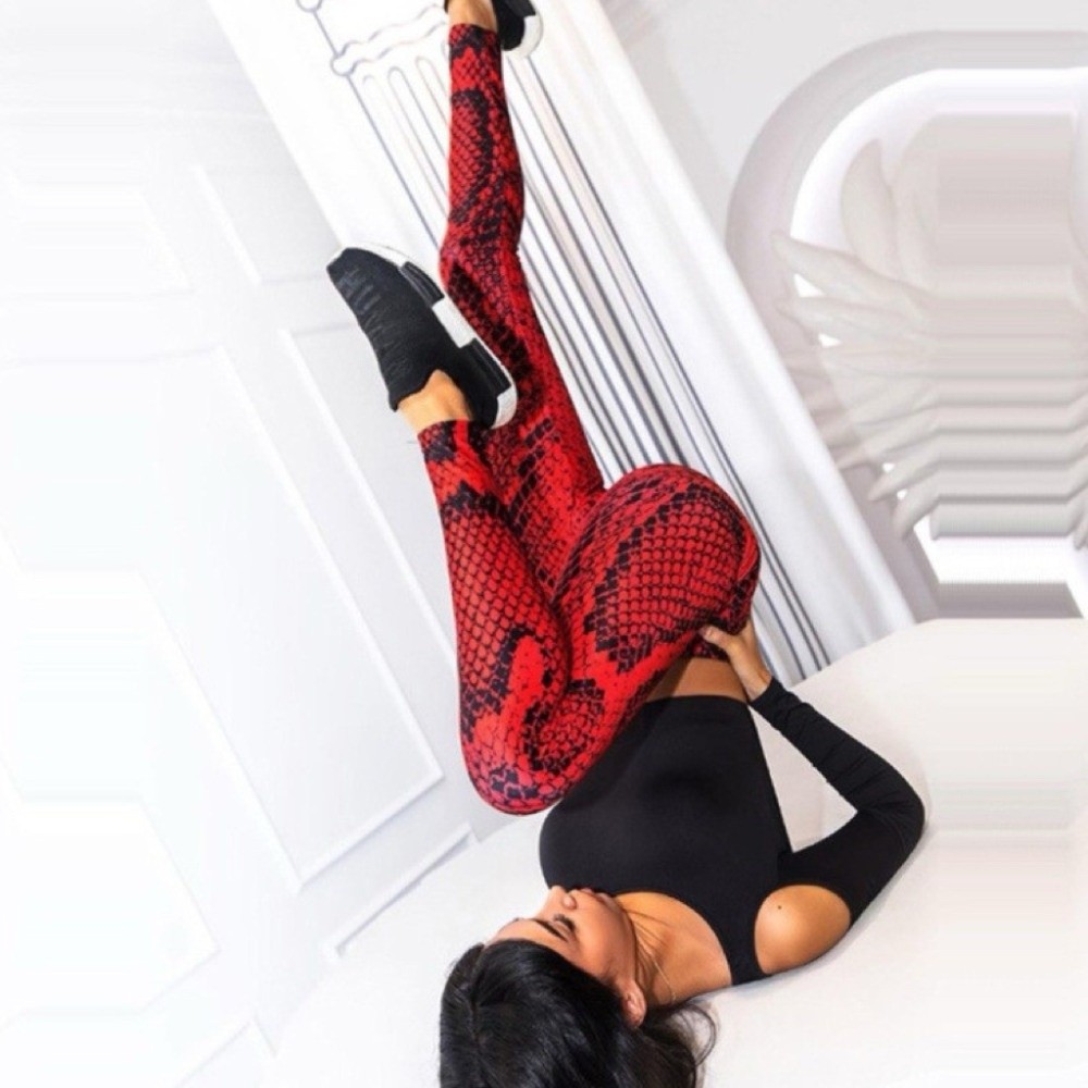 Serpentine Snake Print Legging - đánh giá và giá Pilates Yoga Legging