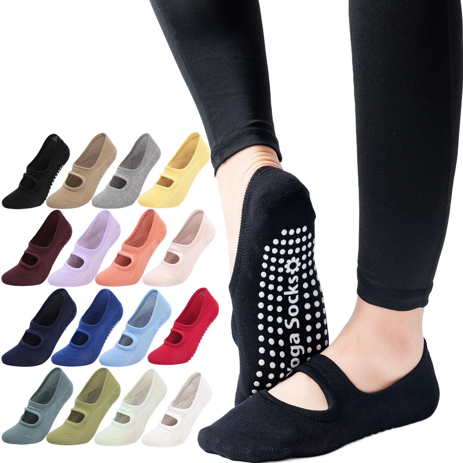 High Quality Women Yoga Socks  - đánh giá và giá Pilates Yoga Grip Socks