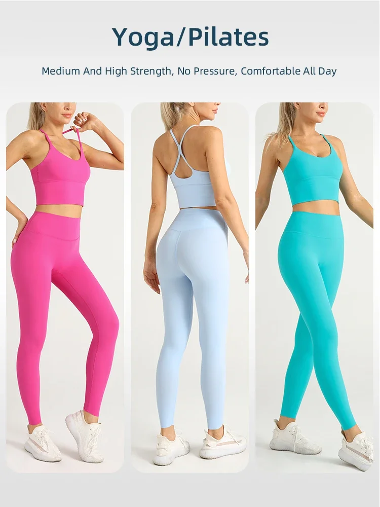 2 Piece Yoga Clothes Women's T - đánh giá và giá Pilates Yoga Legging