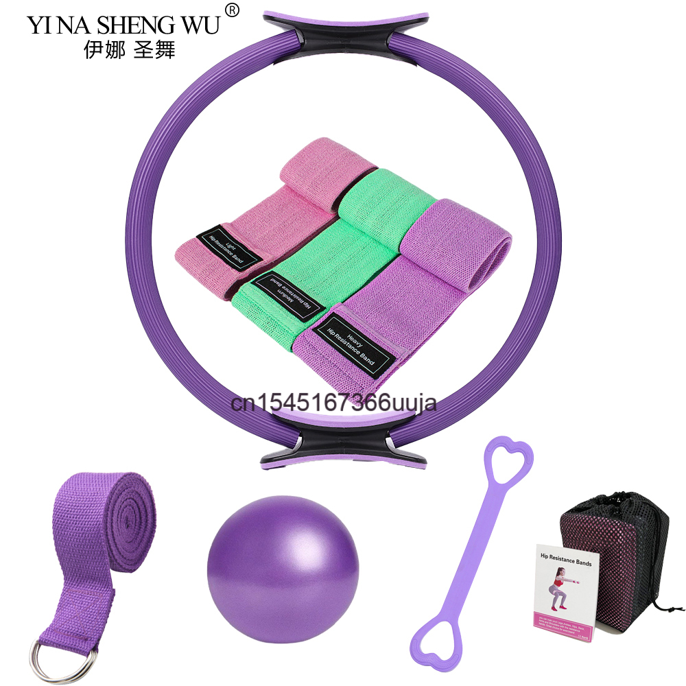 8-piece Pilates Ring Ring Set  - đánh giá và giá Pilates Yoga Resistance Ring