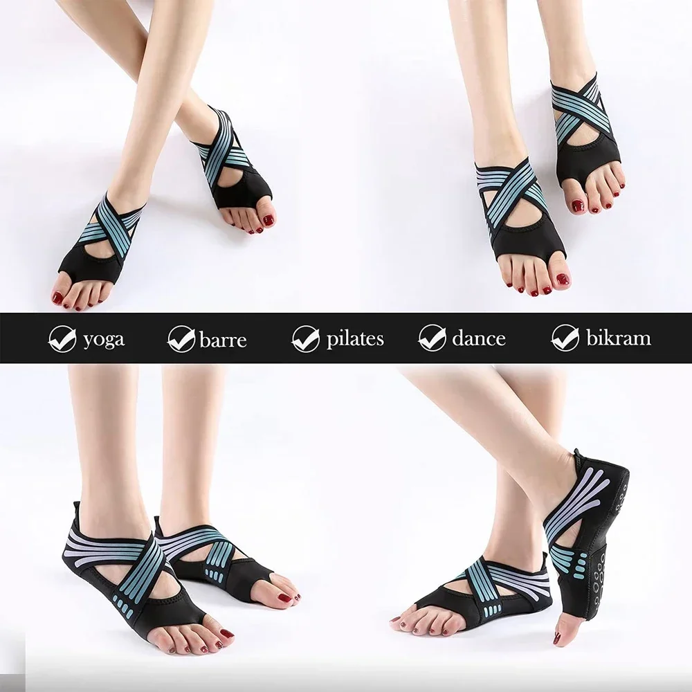 1Pair Professional Non-slip Gy - đánh giá và giá Pilates Yoga Grip Socks
