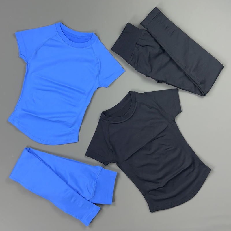 2Piece Gym Set Women Raglan Sh - đánh giá và giá Pilates Yoga Legging