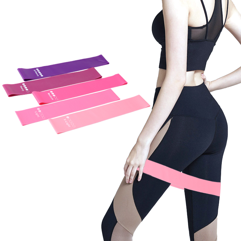 5Pcs Fitness Elastic Band Resi - đánh giá và giá Pilates Yoga Resistance Ring