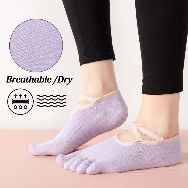Ladies Non-Slip Pilates Socks  - đánh giá và giá Pilates And Yoga Studio