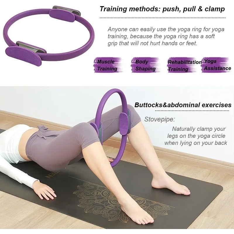 1Pc Non Slip Yoga Pilates Resi - đánh giá và giá Pilates Yoga Resistance Ring