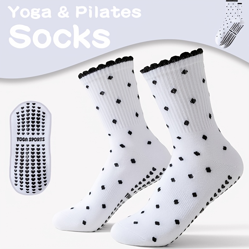 Women's White Black-Dot Non-Sl - đánh giá và giá Pilates Yoga And Barre