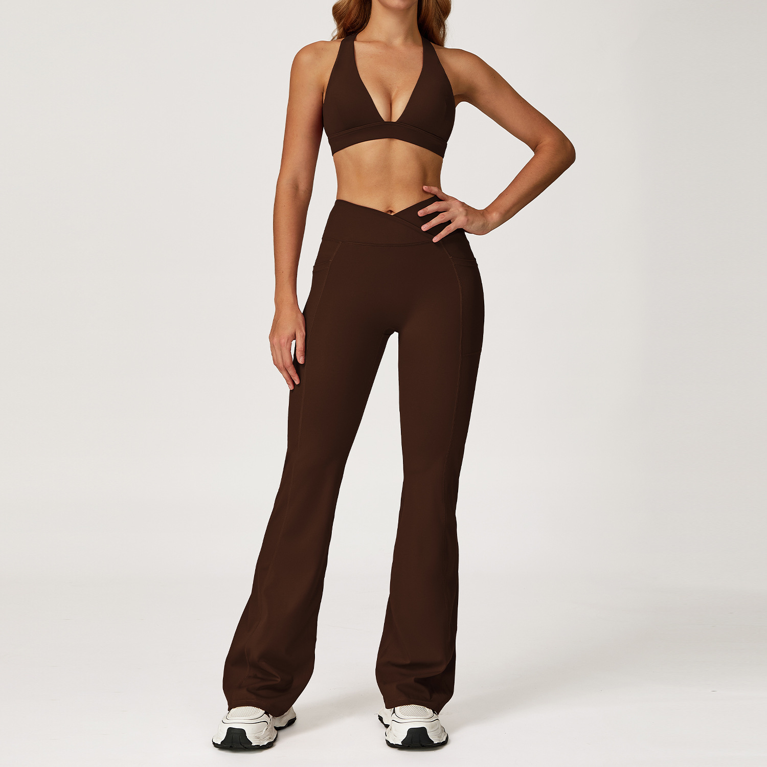 2PCS Fitness Suit Yoga Pilates - đánh giá và giá Pilates Yoga Legging