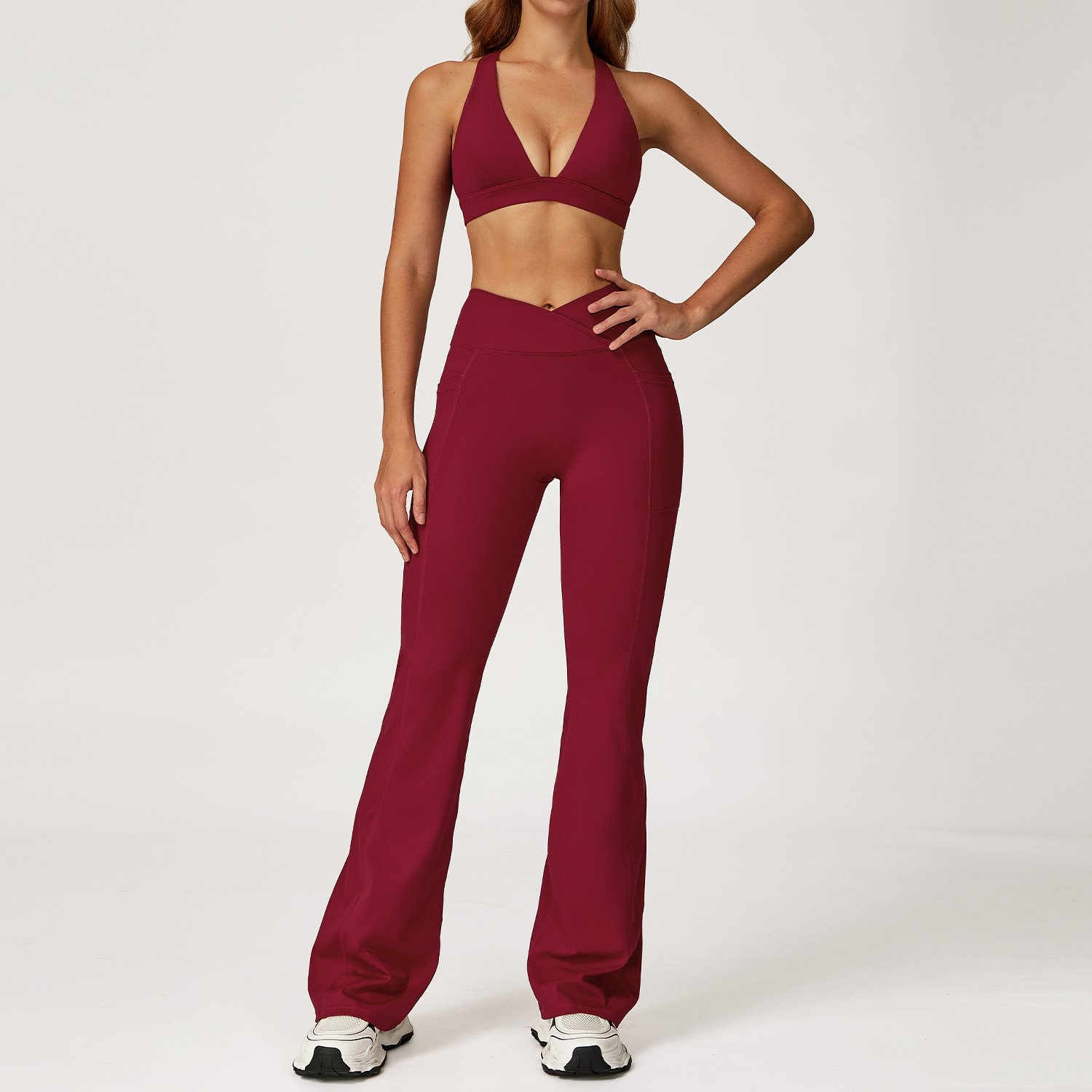 2PCS Fitness Suit Yoga Pilates - đánh giá và giá Pilates Yoga Legging