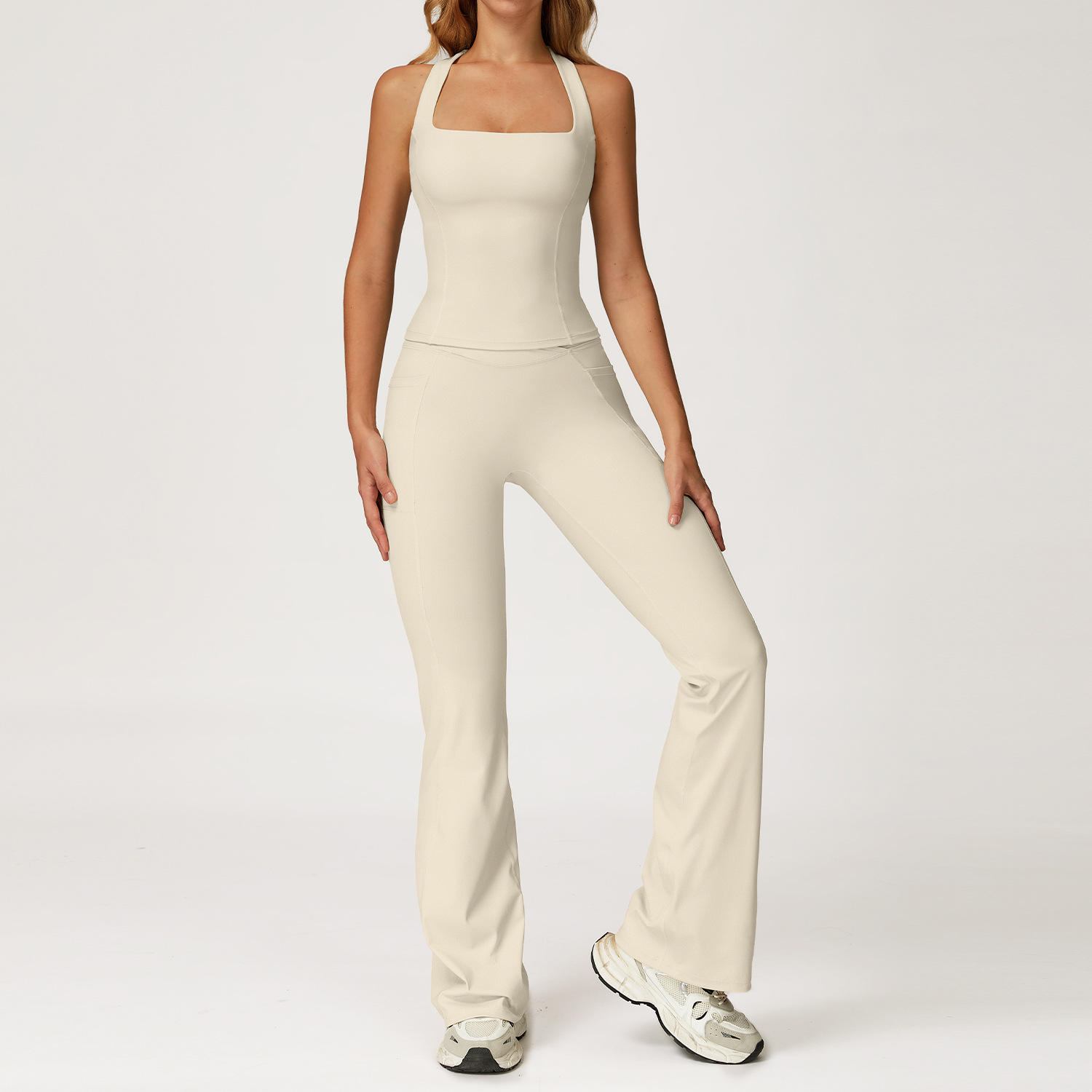 2PCS Fitness Suit Yoga Pilates - đánh giá và giá Pilates Yoga Legging