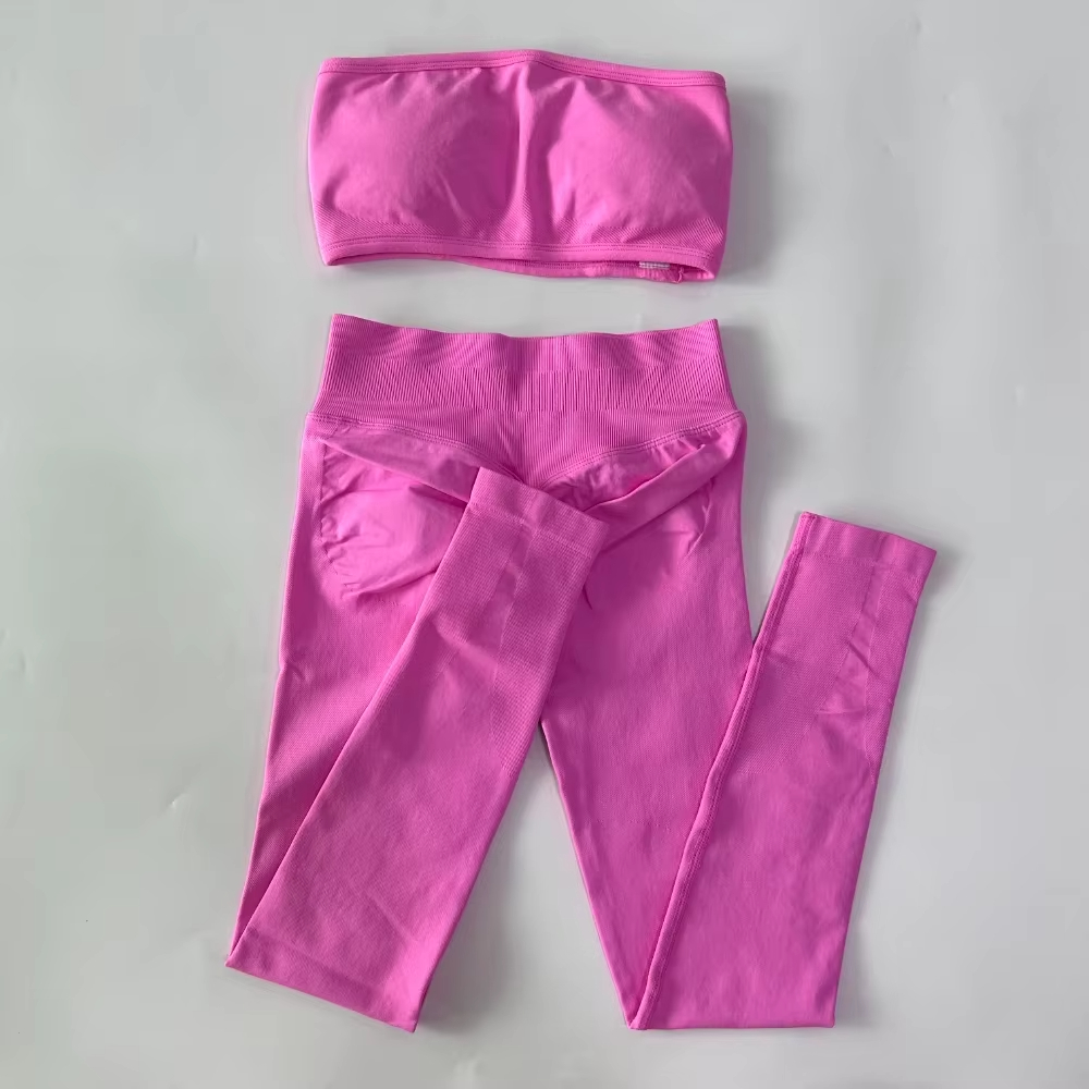 2 Piece Strapless Women's Band - đánh giá và giá Pilates Yoga Legging