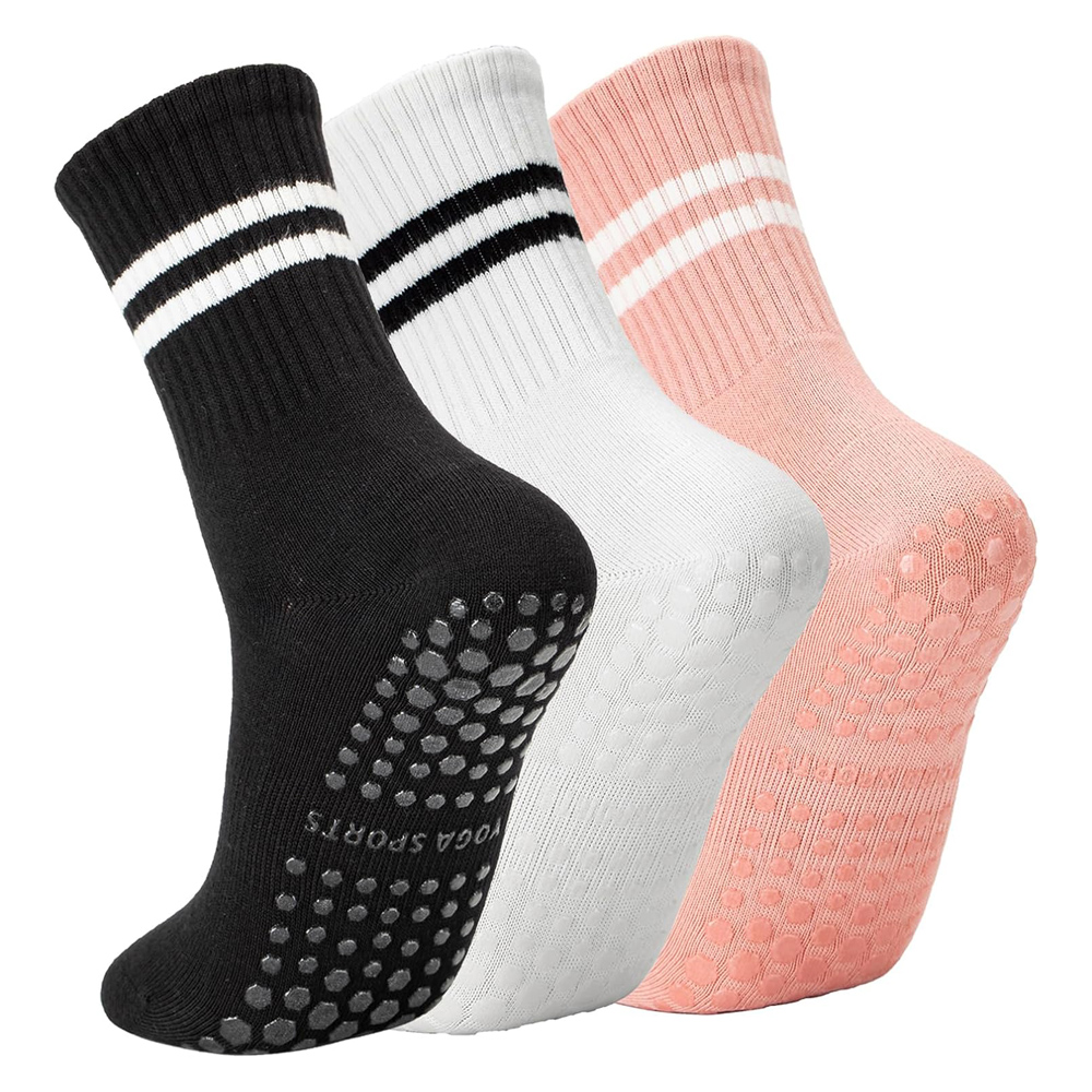Yoga Pilates Socks with Grips  - đánh giá và giá Pilates Yoga And Barre
