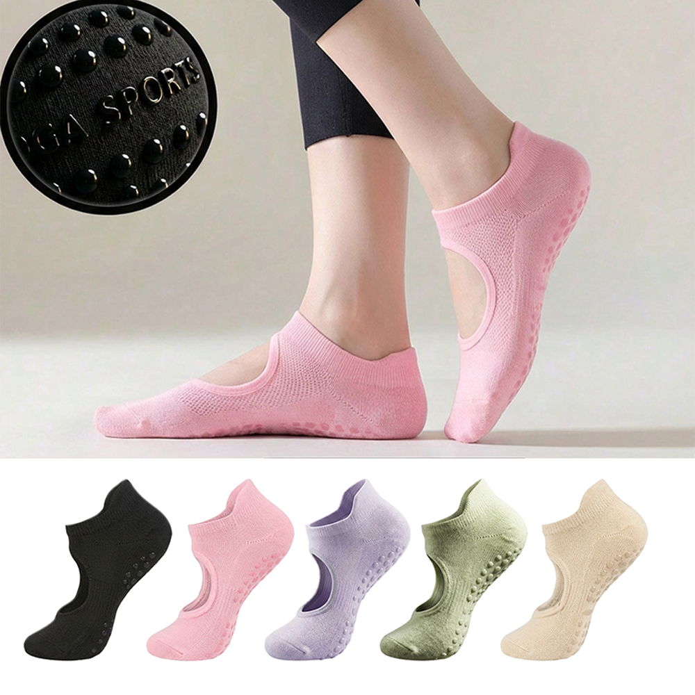 2/12PC Backless Non-slip Fitne - đánh giá và giá Medias Para Pilates Y Yoga