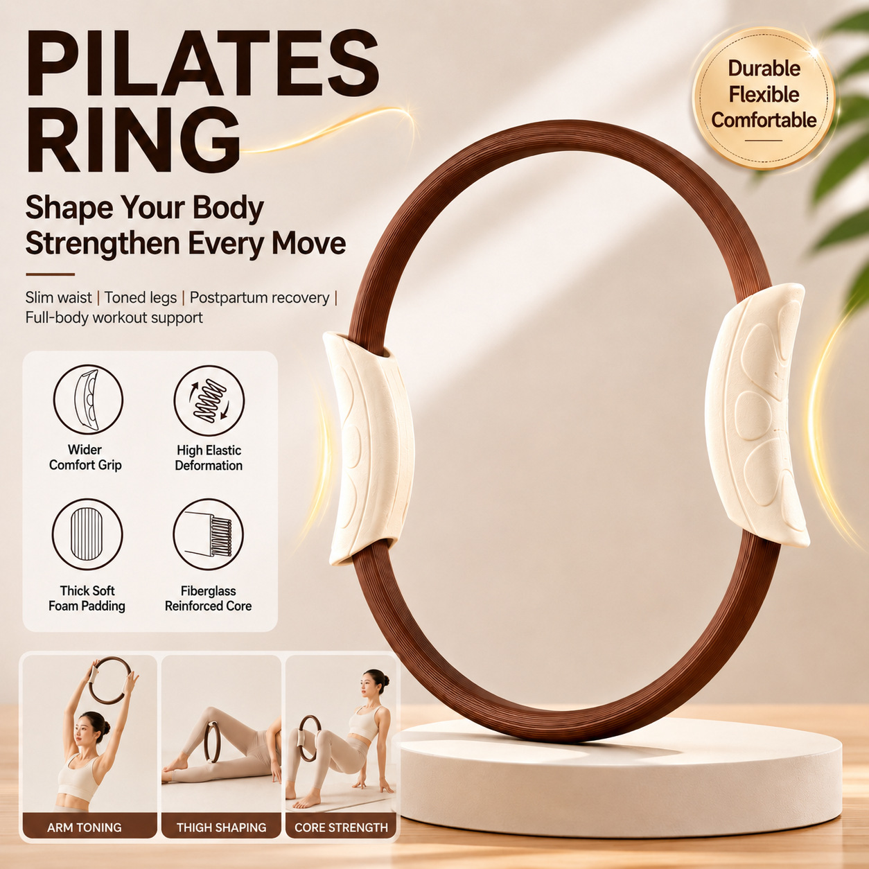 Pilates Ring, Yoga Ring, Pelvi - đánh giá và giá Pilates Yoga Resistance Ring