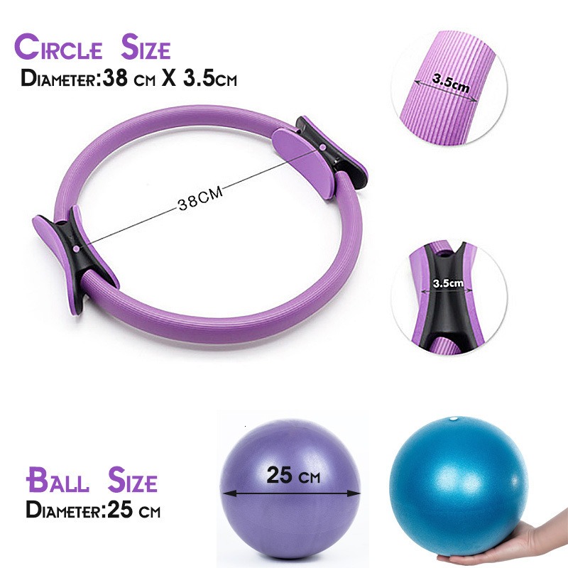 25cm Yoga Pilates Ring Set wit - đánh giá và giá Pilates Yoga Resistance Ring