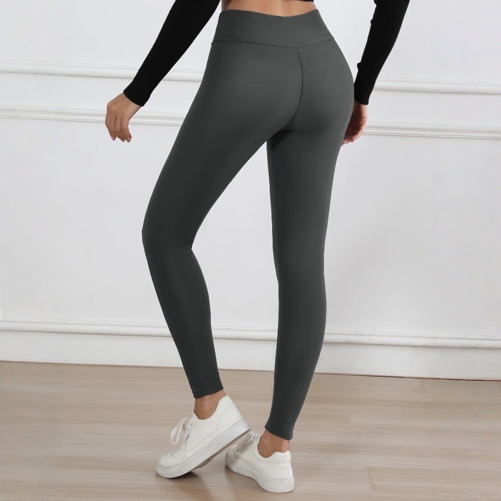 Fashion High Waist Fleece Legg - đánh giá và giá Pilates Yoga Legging