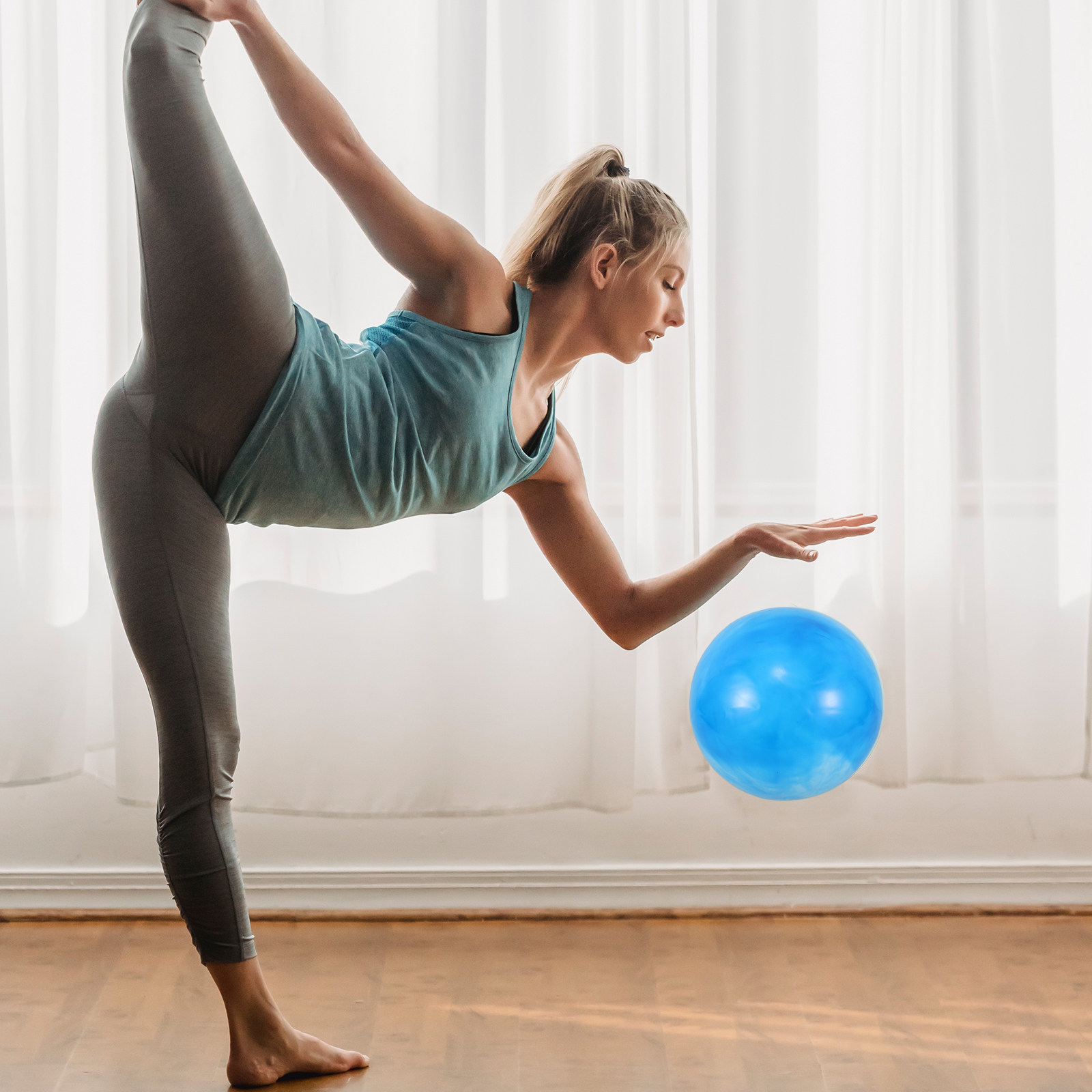25 Cm Colorful Watercolor Desi - đánh giá và giá Pilates Yoga Ball Workout