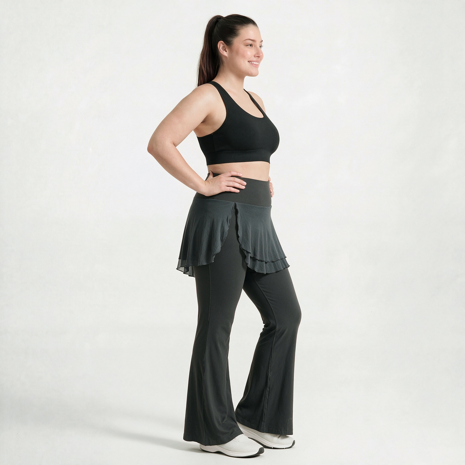 Plus Size Soft Motion Straight - đánh giá và giá Pilates Yoga Legging